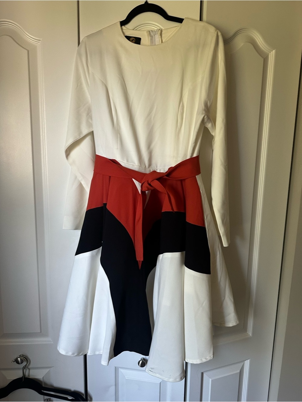 OlarsGrace white dress with tulle underskirt